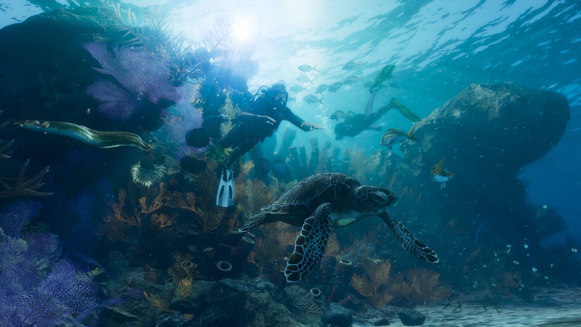 Scuba diving could be one of the side activities in GTA 6 (Image via Rockstar Games)